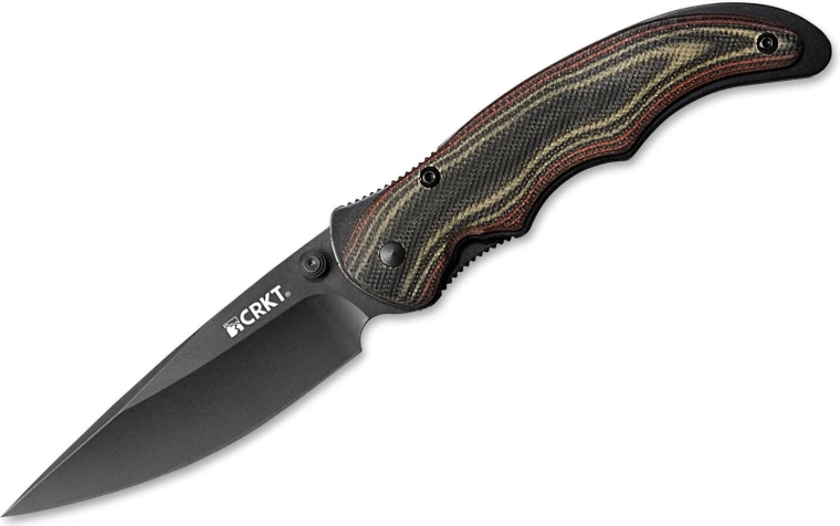 Αναδιπλούμενο μαχαίρι CRKT Endorser Black G10 8,1 cm