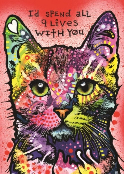 Παζλ Heye Jolly Pets: Εννέα ζωές 1000 κομμάτια