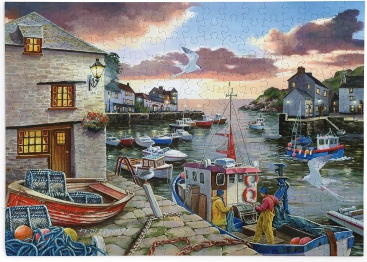 Παζλ House of Puzzles «Φώτα του λιμανιού», 250 μεγάλων κομματιών