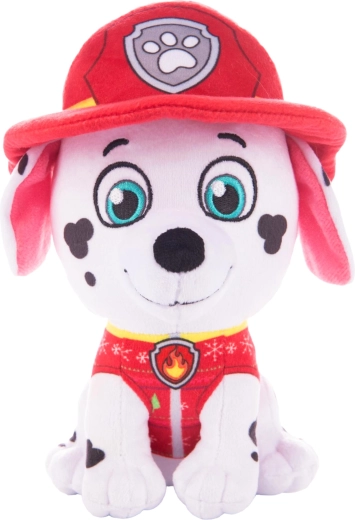Λούτρινο Marshall από την Paw Patrol με χριστουγεννιάτικο πουλόβερ, 29 cm