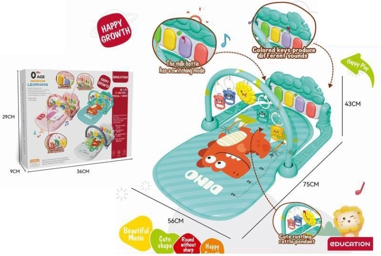 Dino χαλάκι με πιανάκι για παιδιά