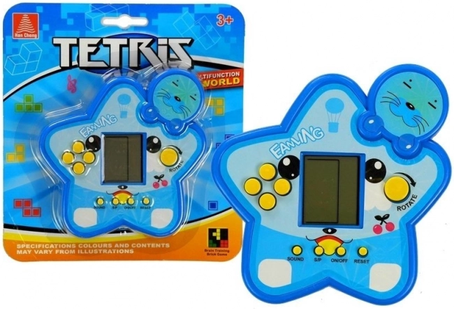 Ηλεκτρονικό παιχνίδι TETRIS σε σχήμα αστεριού – μπλε