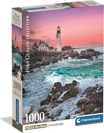 Clementoni παζλ 1000 κομματιών Πρώτο χιόνι στον φάρο Portland Head