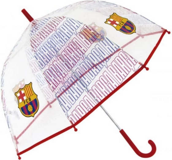 Παιδική διάφανη ομπρέλα FC Barcelona