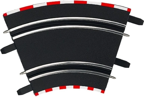 Κεκλιμένες στροφές 1/45 για πίστες Carrera GO!!!, GO!!! Plus και Digital 143 (4 τεμάχια)