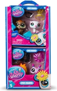 Littlest Pet Shop σετ δύο φιγουρών με αξεσουάρ, σειρά 7