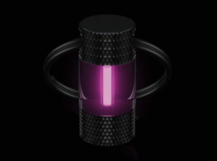 Böker Plus mini glow pink φωτάκι μπρελόκ χωρίς μπαταρία - 1 τεμάχιο