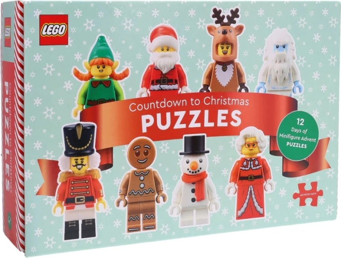 LEGO χριστουγεννιάτικο ημερολόγιο με παζλ 12 σε 1