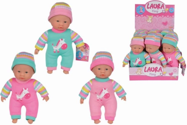 Κούκλα μωρό Simba Tiny Laura με μαλακό σώμα 20 cm, assort - 1 τεμάχιο