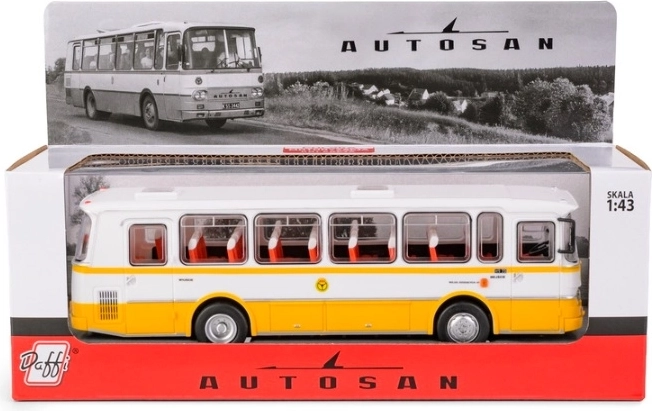 Μοντέλο λεωφορείου Autosan H9-20 PKS σε κίτρινο-λευκό χρωματισμό