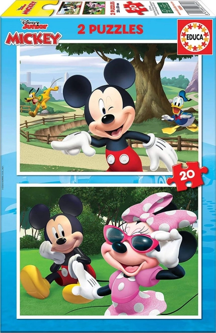 Educa Παζλ Mickey και φίλοι 2x20 κομμάτια
