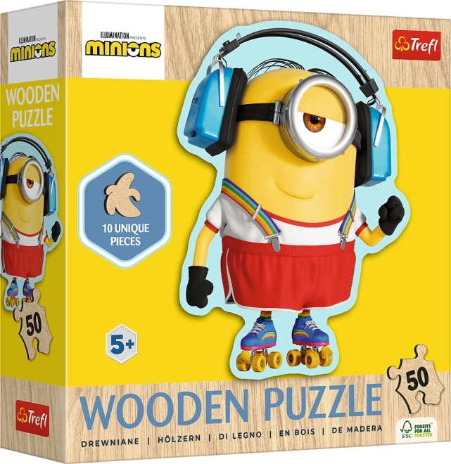 Ξύλινο παζλ 50 κομματιών MINIONS / ΕΓΩ, Ο ΑΠΑΙΣΙΟΤΑΤΟΣ 4