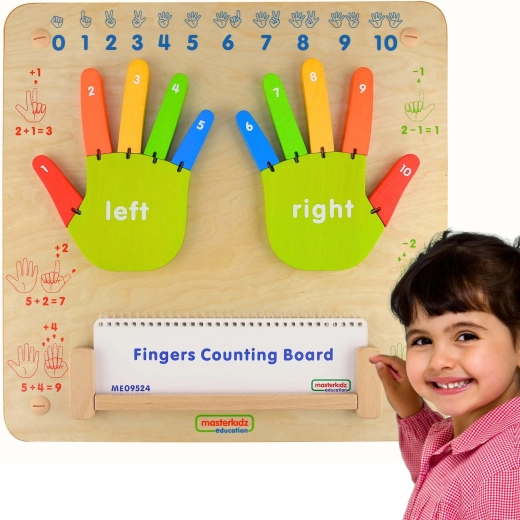 Επιτοίχιος αισθητηριακός πίνακας Montessori Masterkidz Μαθαίνουμε να μετράμε