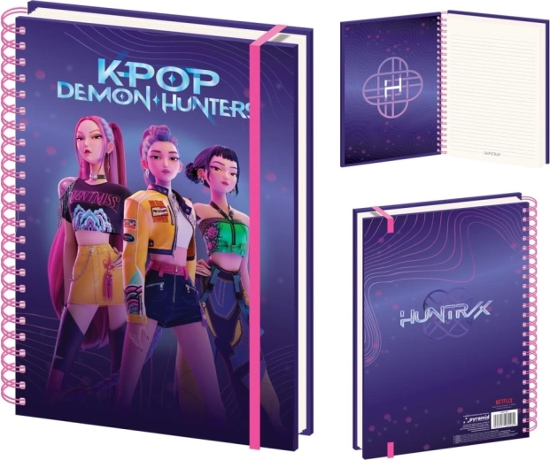 Μπλοκ A4 K-pop Demon Hunters Huntrix