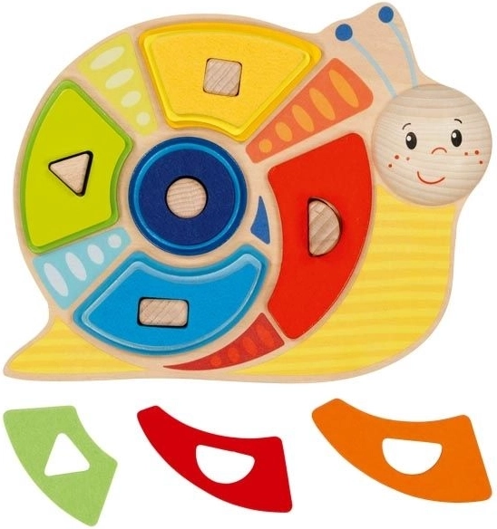 Montessori πολύχρωμο σαλιγκάρι ταξινόμησης
