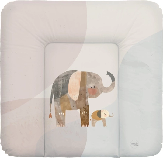Ceba Baby μαλακή αλλαξιέρα για συρταριέρα Basic Elephant Family 75 × 72 cm