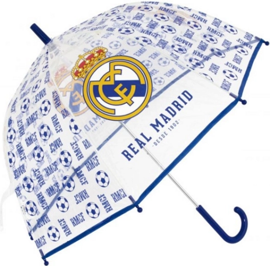 Διάφανη παιδική ομπρέλα Real Madrid