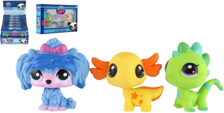 Littlest Pet Shop γόμες σε σχήμα ζώων - 3 τεμ.