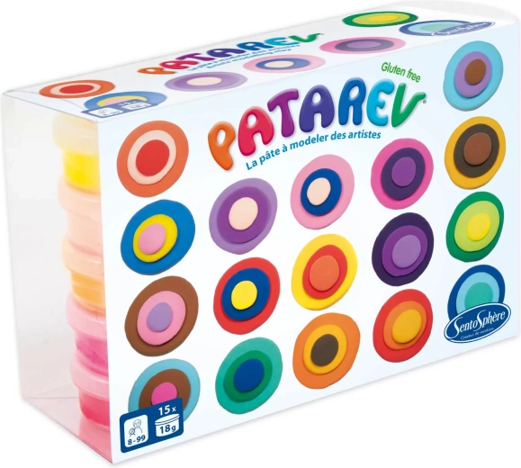 SentoSphere πλαστελίνη Patarev 15 χρώματα
