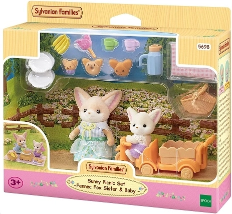 Sylvanian Families αλεπούδες σε πικνίκ
