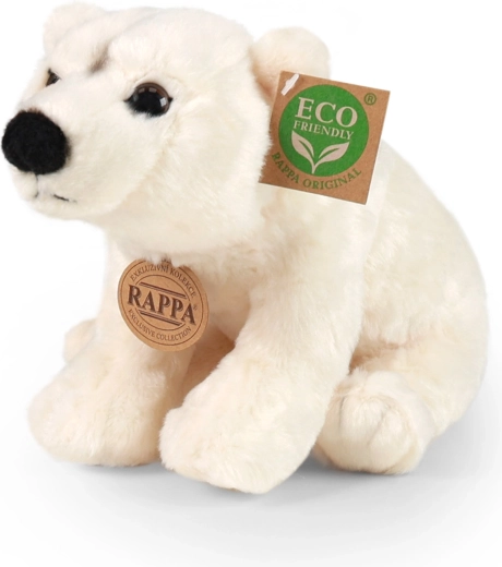 Λούτρινη πολική αρκούδα 22 cm eco friendly