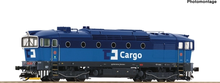 Πετρελαιοκίνητη μηχανή Roco ČD Cargo σειράς 750 330-3 TT ψηφιακή με ήχο