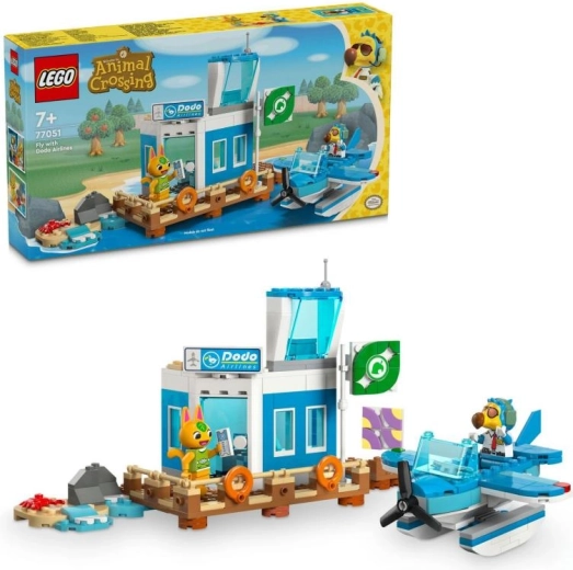 LEGO Animal Crossing Αεροδρόμιο Dodo Airlines με υδροπλάνο