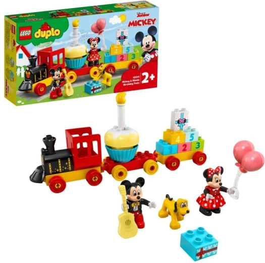 LEGO DUPLO Disney γενέθλιος συρμός με τον MICKEY, τη MINNIE και τον PLUTO