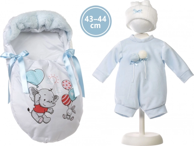 Ρουχαλάκι με υπνόσακο για κούκλα NEW BORN 43–44 cm