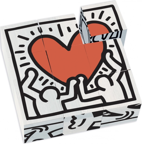 Ξύλινοι κύβοι Vilac Keith Haring