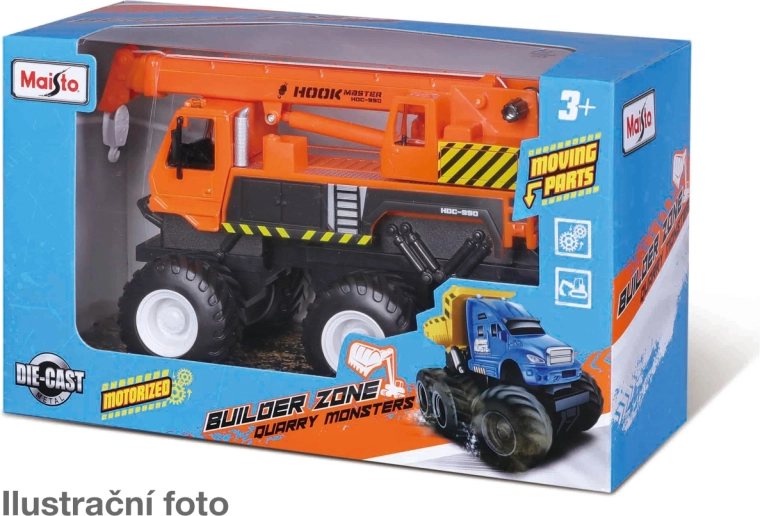 Maisto Builder Zone Quarry monsters όχημα κοινής ωφέλειας (assort) - 1 τεμ.