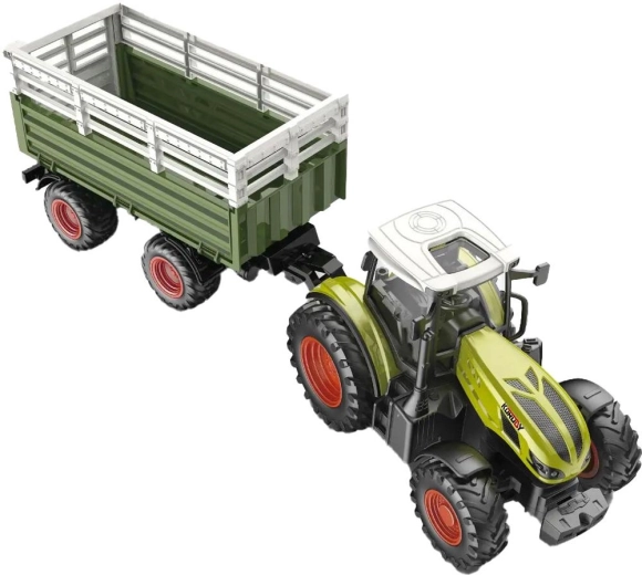 BUDDY TOYS Τηλεκατευθυνόμενο τρακτέρ με μπροστινό φορτωτή και ανατρεπόμενη καρότσα