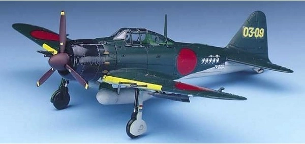 Μοντέλο μαχητικού Mitsubishi A6M5c Zero σε κλίμακα 1:72