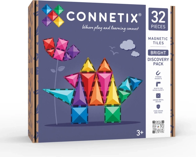 Bright Discovery Pack μαγνητικό σετ κατασκευών 32 τεμαχίων
