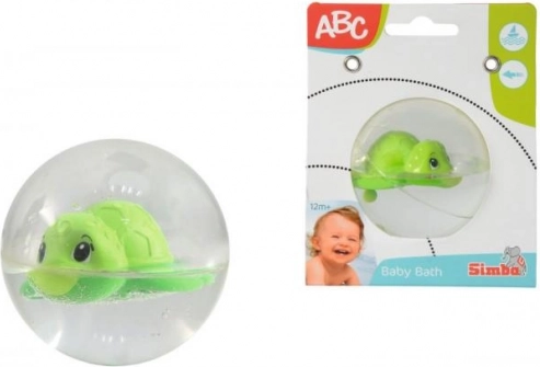 Χελωνάκι σε υδάτινη σφαίρα