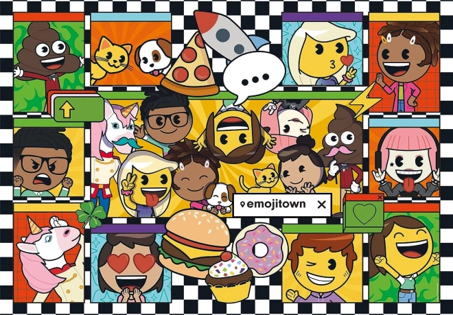 Παζλ Emoji Town 180 κομμάτια CLEMENTONI