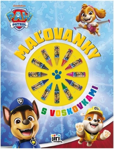 Βιβλίο ζωγραφικής με κηρομπογιές Paw Patrol