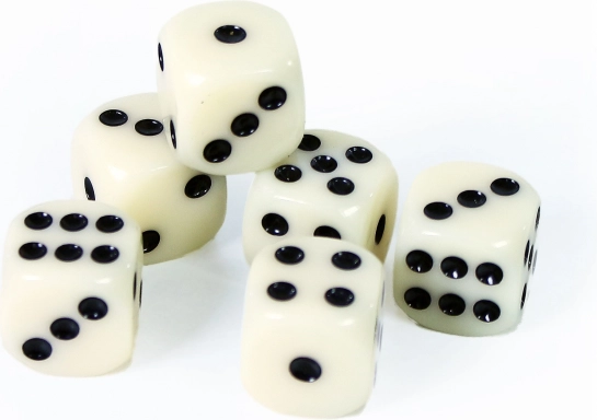 Σετ ζαριών - 6 τεμ.