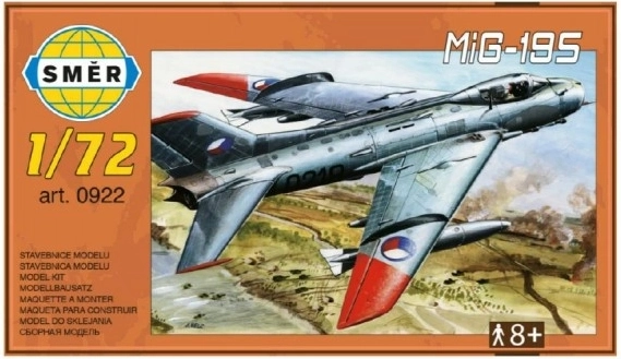 Μοντέλο αεροπλάνου MIG-19S 12,5 × 18 cm σε κουτί