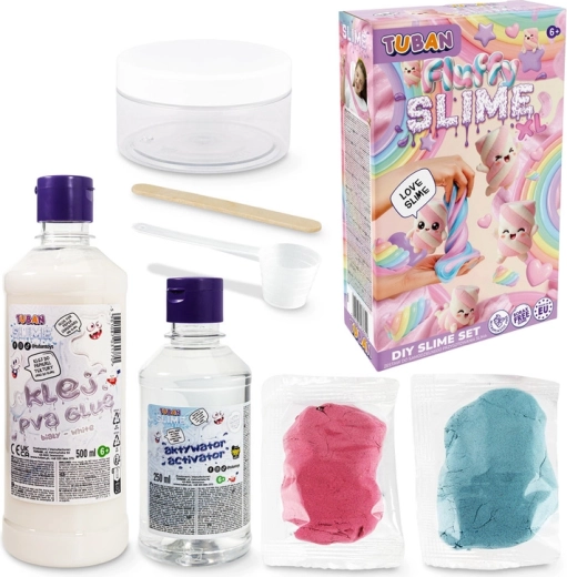 Tuban δημιουργικό αισθητηριακό σετ Fluffy slime XL