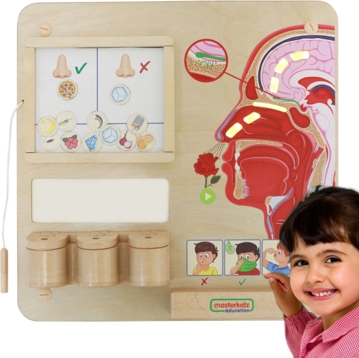 Εκπαιδευτική σανίδα Montessori Masterkidz – Η αίσθηση της όσφρησης