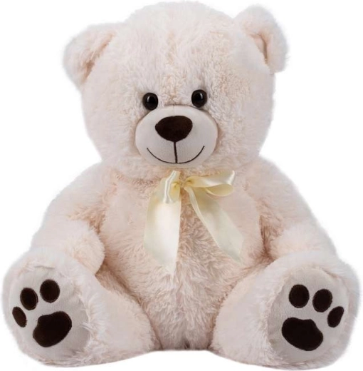 Λούτρινο αρκουδάκι Free2Play Cuddly 38 cm λευκό - 1 τεμάχιο