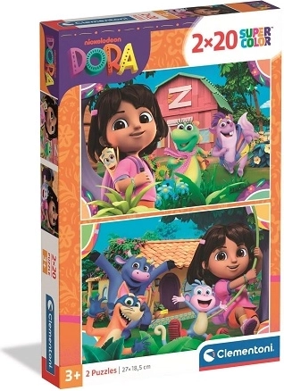 Παζλ Clementoni 2x20 SuperColor Dora