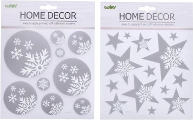 Διακόσμηση για τοίχο ή παράθυρο – Χριστουγεννιάτικα μοτίβα 22,9x18,5 εκ.