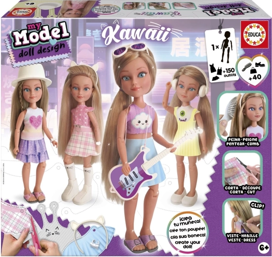Educa My Model doll design δημιουργικό σετ kawaii