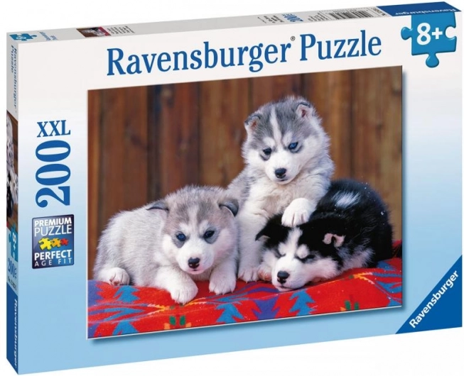 Ravensburger παζλ Κουτάβια χάσκι 200 κομμάτια
