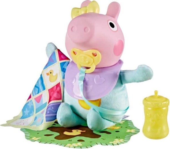 Διαδραστικό λούτρινο μωρό Evie από το Peppa Pig, κούκλα 28 cm