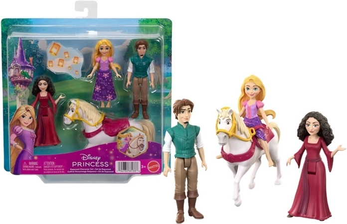 Disney Princess σετ 4 μίνι φιγούρων από την ταινία «Μαλλιά Κουβάρια»
