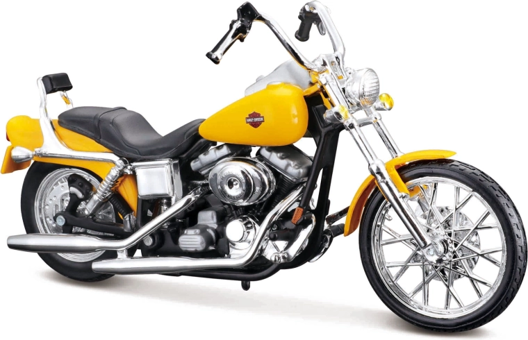Maisto HD μοτοσικλέτα 2001 FXDWG Dyna Wide Glide 1:18