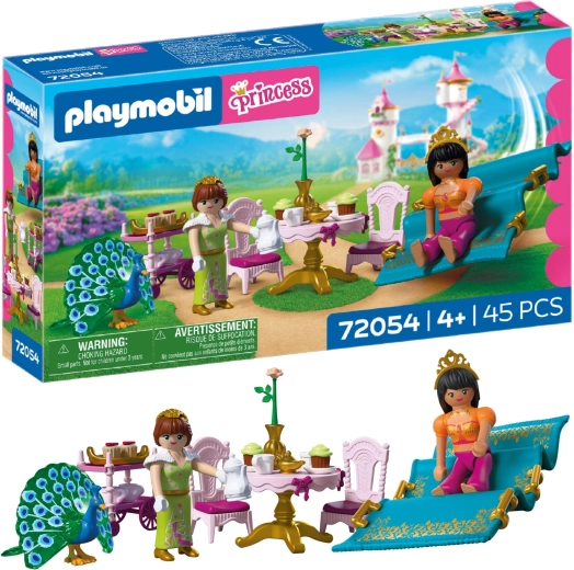 Playmobil Πριγκίπισσες – επίσκεψη από μακριά με ιπτάμενο χαλί και απογευματινό τσάι
